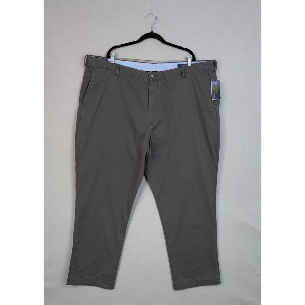 Polo Ralph Lauren Pants Mens 48x32 Grey Bedford Classic Fit Preppy Casual NWT